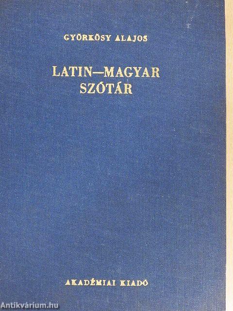 Latin-magyar szótár
