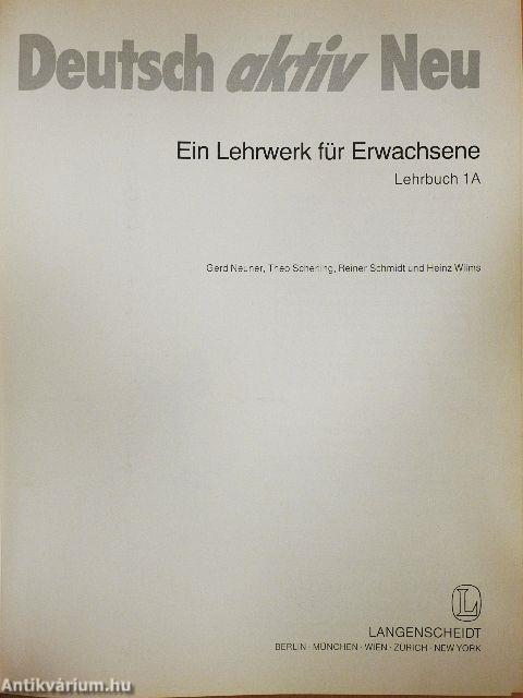 Deutsch aktiv Neu 1A - Lehrbuch