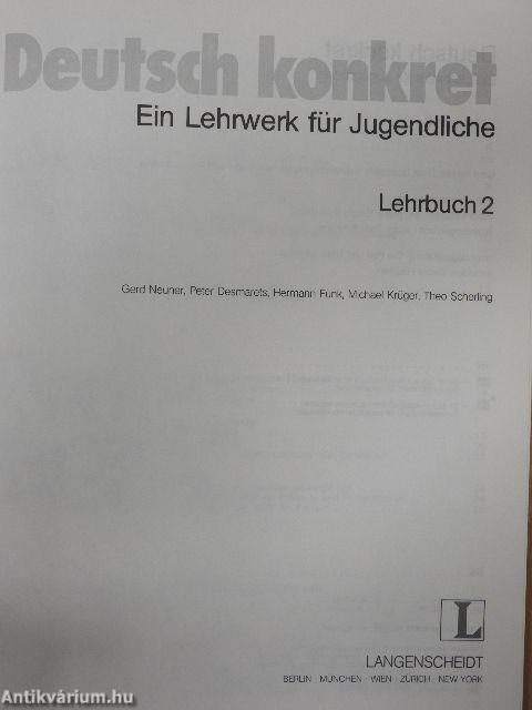 Deutsch konkret - Lehrbuch 2/Arbeitsbuch 2