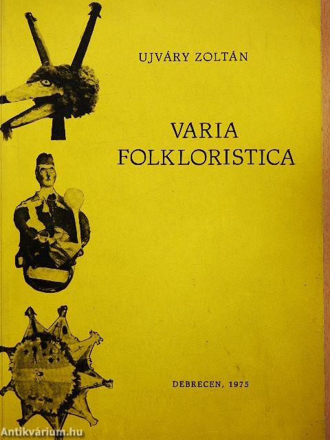Varia folkloristica