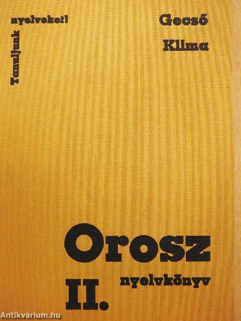 Orosz nyelvkönyv II.