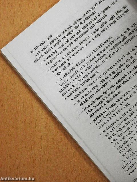 A menedzser személyügyi kapcsolatai