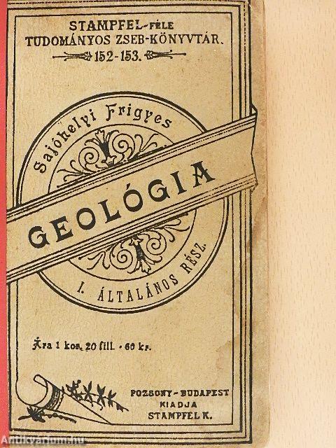Geológia I.