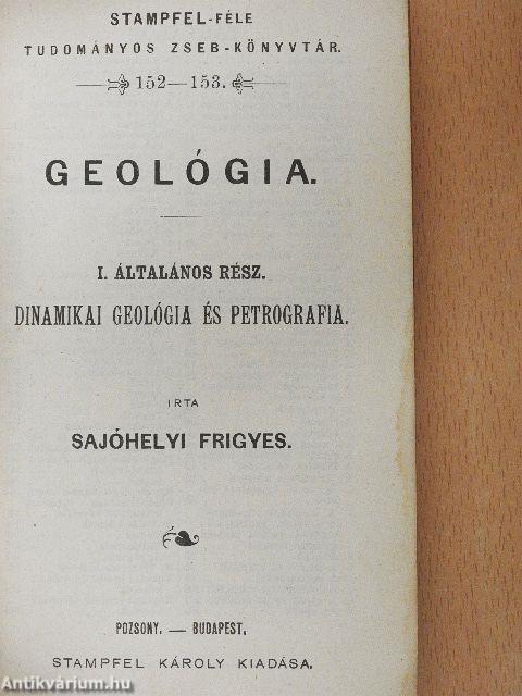 Geológia I.