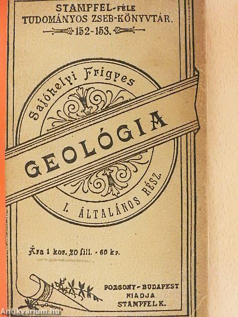 Geológia I.