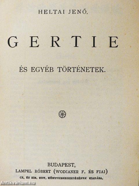 Gertie és egyéb történetek