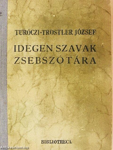 Idegen Szavak Zsebszótára