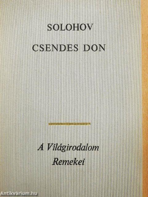 Csendes Don I-IV.