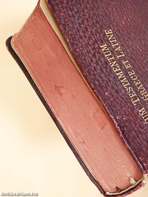 Novum Testamentum Graece et Latine