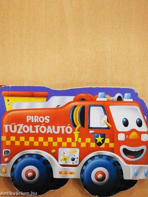 Piros tűzoltóautó
