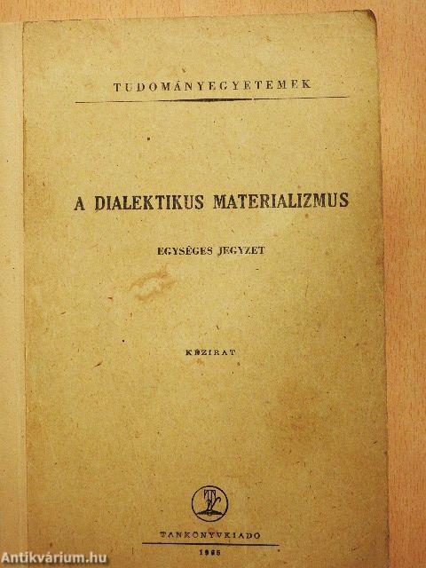A dialektikus materializmus
