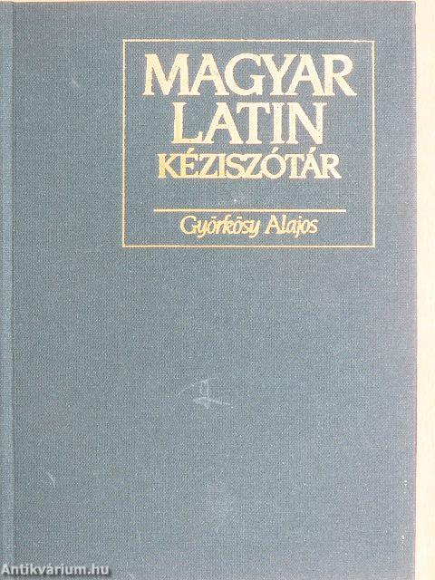 Magyar-latin kéziszótár