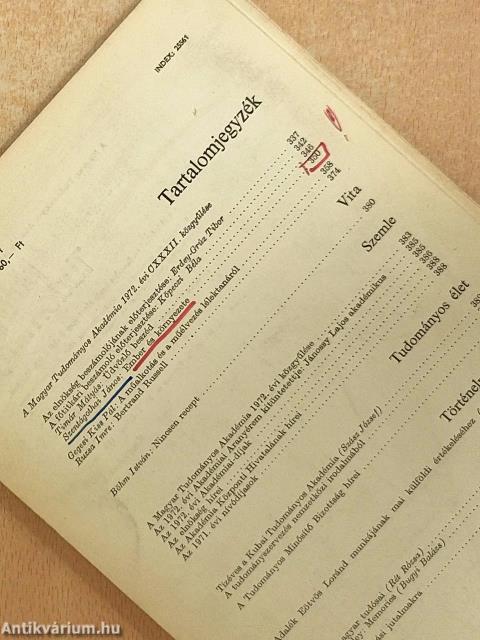 Magyar Tudomány 1972. június