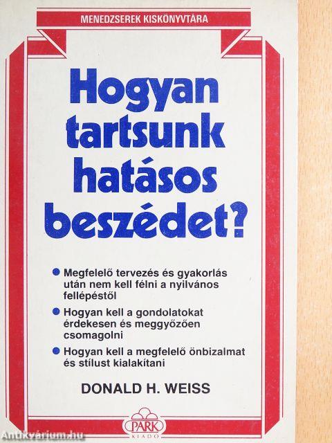 Hogyan tartsunk hatásos beszédet?