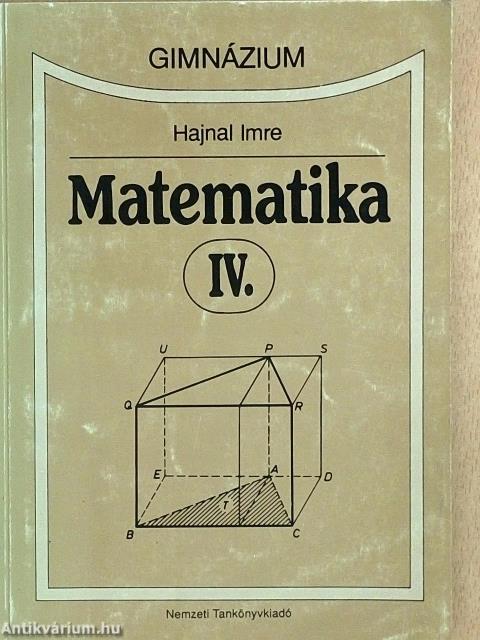 Matematika IV.