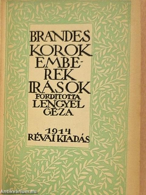 Korok, emberek, írások