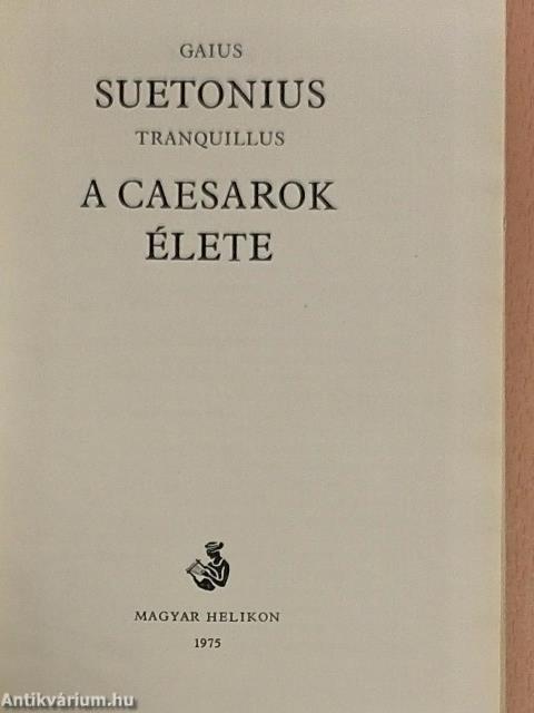 A Caesarok élete