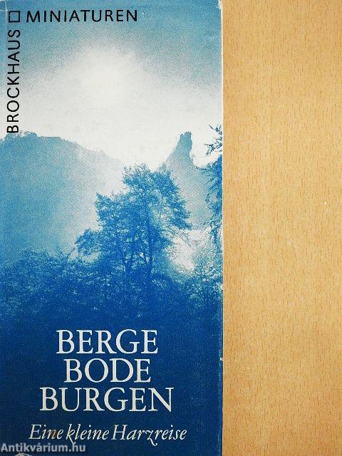 Berge, Bode, Burgen