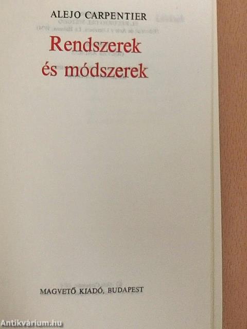 Rendszerek és módszerek