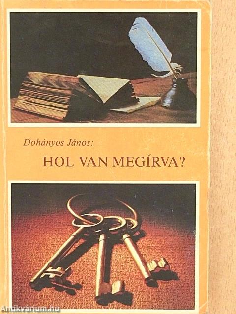 Hol van megírva?
