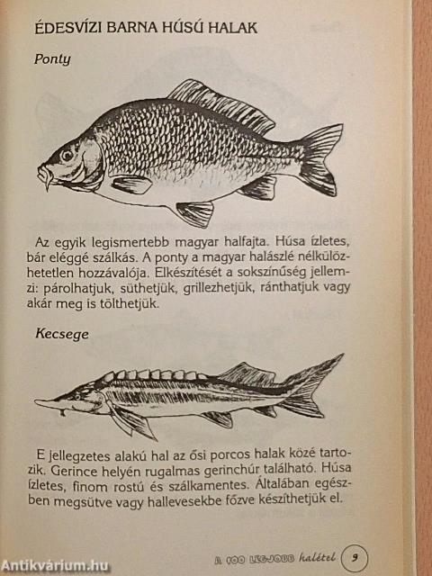A 100 legjobb halétel
