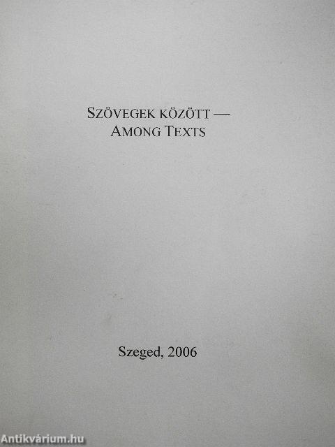 Szövegek között - Among texts