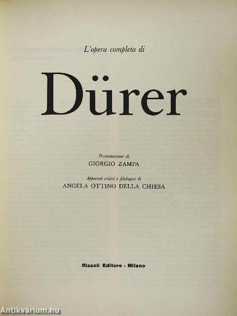 L'opera completa di Dürer