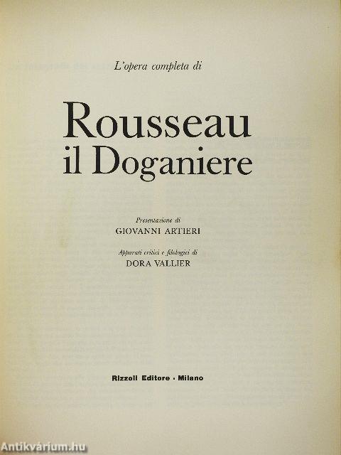 L'opera completa di Rousseau il Doganiere