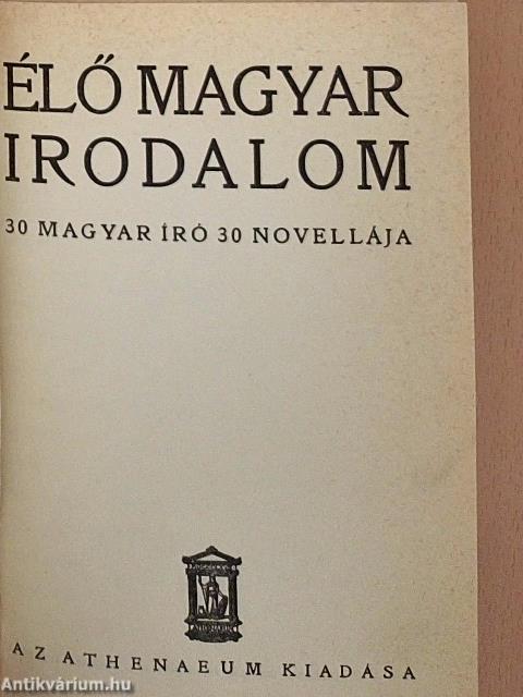 Élő magyar irodalom