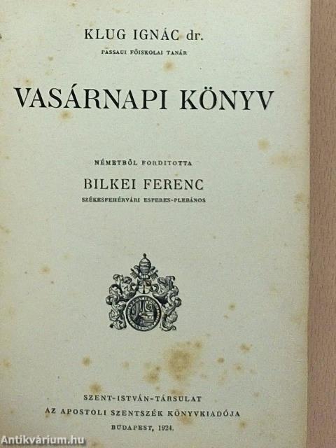 Vasárnapi könyv