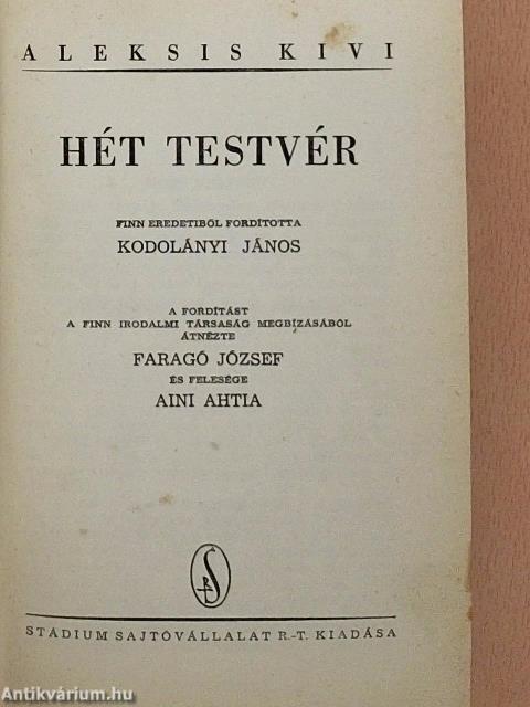 Hét testvér