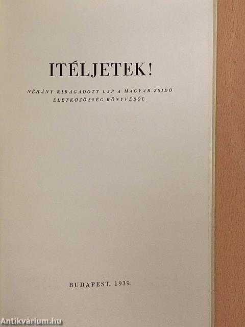 Itéljetek!