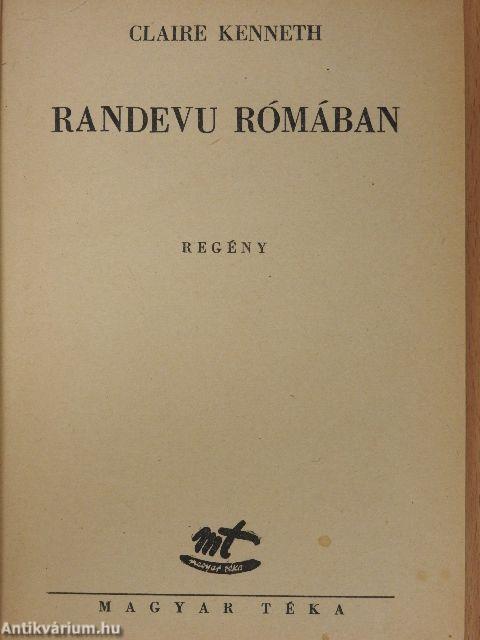 Randevu Rómában