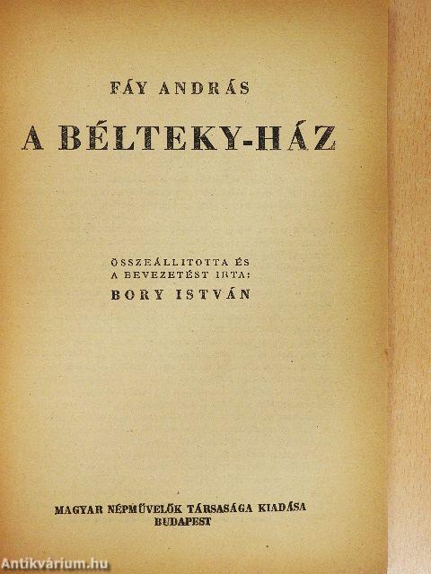 A Bélteky-ház