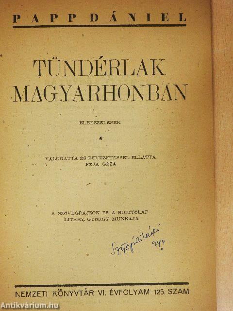 Tündérlak Magyarhonban