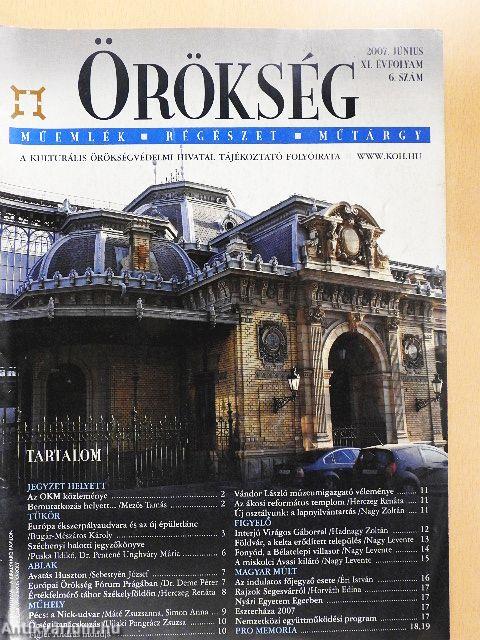 Örökség 2007. június