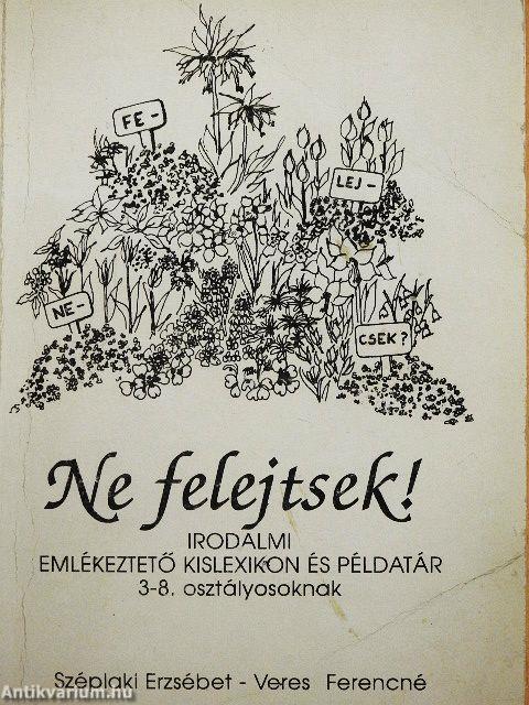 Ne felejtsek!