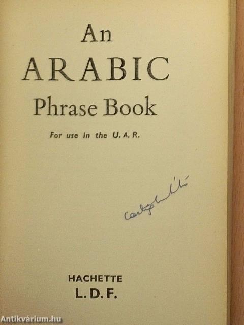 An Arabic Phrase Book