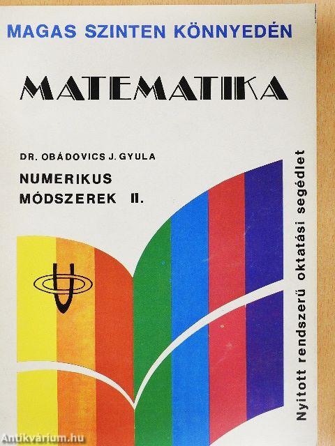 Matematika - Numerikus módszerek II.