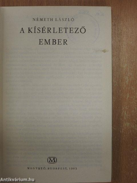 A kísérletező ember