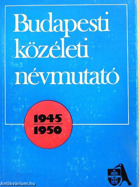 Budapesti közéleti névmutató