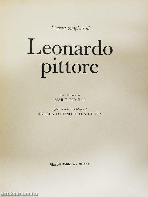 L'opera completa di Leonardo pittore