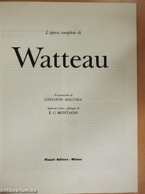 L'opera completa di Watteau
