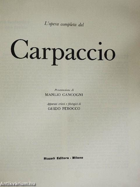 L'opera completa del Carpaccio