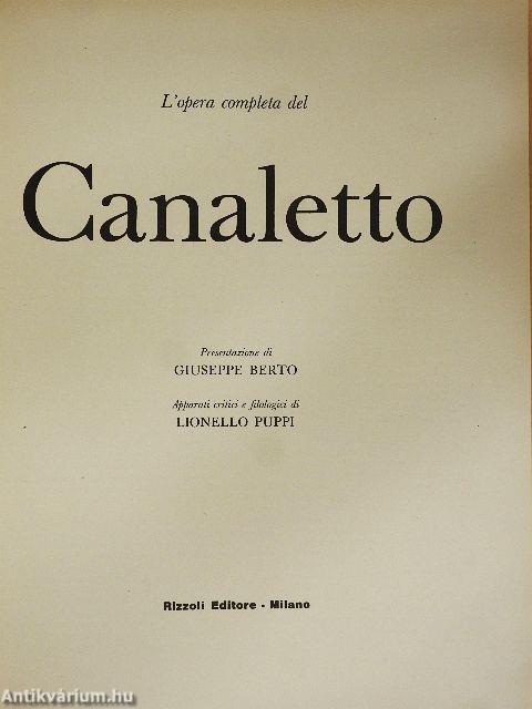 L'opera completa del Canaletto