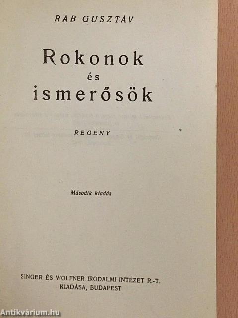 Rokonok és ismerősök