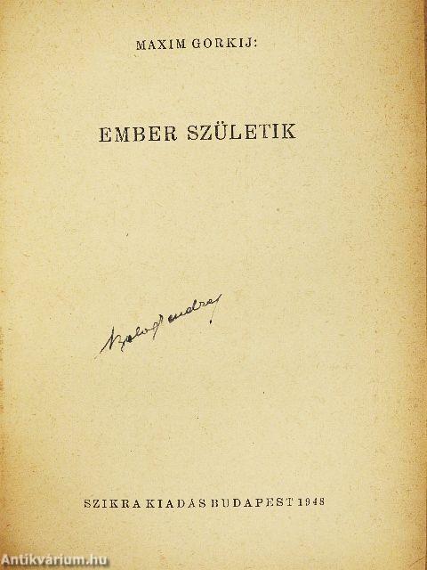 Ember születik