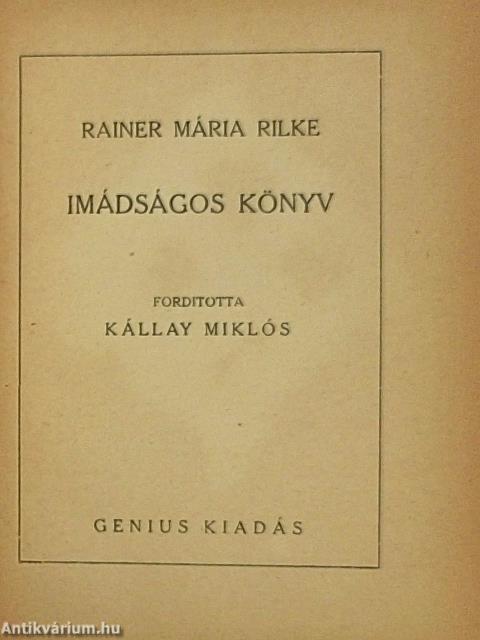 Imádságos könyv