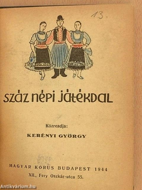 Száz népi játékdal