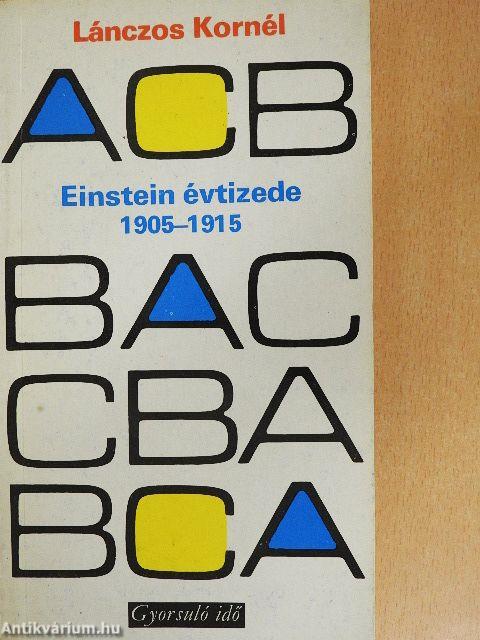 Einstein évtizede